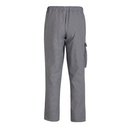 Unisex buks m/lårlomme, sort/hvid, 65/35% PES/CO, Kentaur, fra XS til 2XL (1 stk.)
