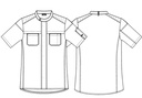 Biker kokke/servicejakke k/a, sort, 65/35% rPES/CO, Kentaur, fra XS til 2XL (1 stk.)