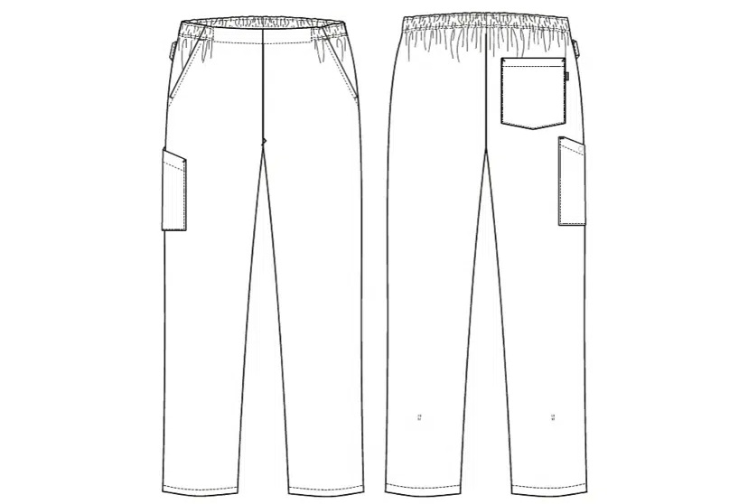 Active unisex buks 92 cm, sort, 50/50% rPES/PBT, Kentaur, fra XS til 2XL (1 stk.)