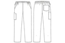 Active unisex buks 92 cm, sort, 50/50% rPES/PBT, Kentaur, fra XS til 2XL (1 stk.)