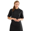 Unisex kokke-/tjenerjakke, sort, 65/35% PES/CO, Kentaur, fra 2XS til 2XL (1 stk.)