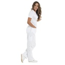 Dame-/unisex flex buks, hvid, 50/50% CO/PES, Kentaur, fra 32 til 48 (1 stk.)