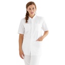 Kort unisex jakke, hvid, 50/50% CO/PES, Kentaur, fra 2XS til 2XL (1 stk.)