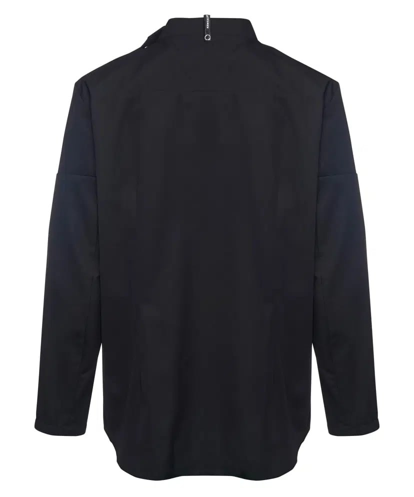 Herre popover skjorte, sort, 65/35% PES/CO, Kentaur, fra XS til 2XL (1 stk.)