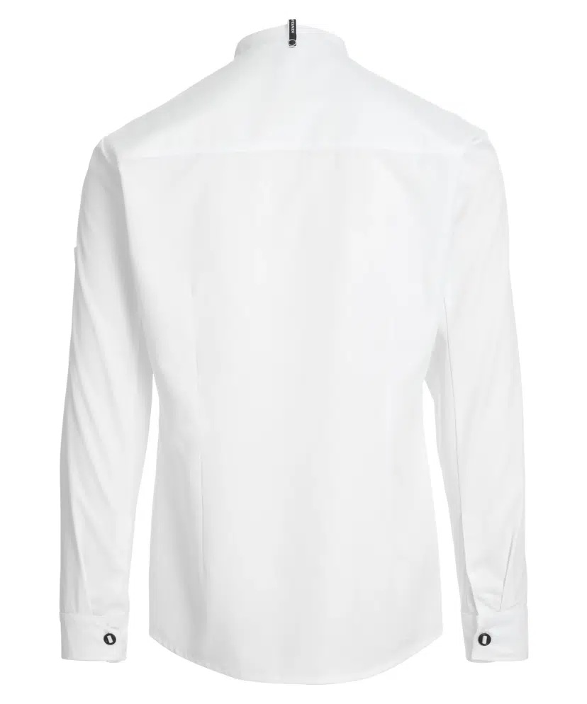 Kokke-/servicejakke langærmet, hvid, 65/35% rPES/CO, Kentaur, fra 2XS til 2XL (1 stk.)