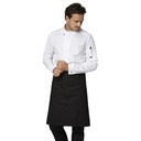 Kokke-/servicejakke langærmet, hvid, 65/35% rPES/CO, Kentaur, fra 2XS til 2XL (1 stk.)