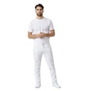 High stretch Herrejeans, hvid, 67/31/2%CO/PES/EL, Kentaur, fra 68 til 104 (1 stk.)