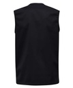 Unisex vest, sort, 65/35% rPES/CO, Kentaur, fra XS til 2XL (1 stk.)