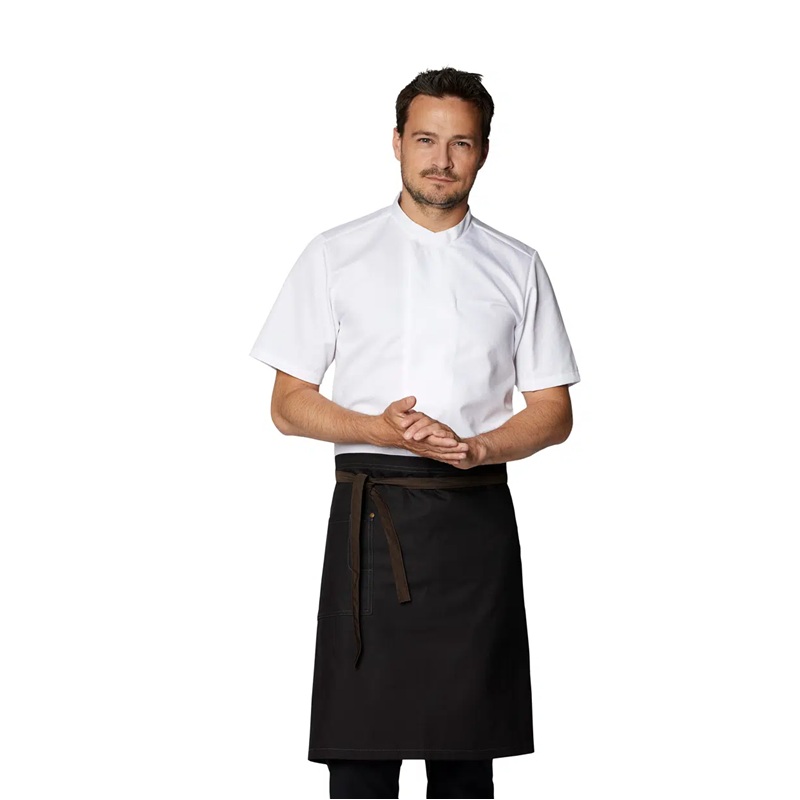 Unisex kokke-/tjenerjakke, hvid, 50/50% CO/PES, Kentaur, fra XS til 2XL (1 stk.)