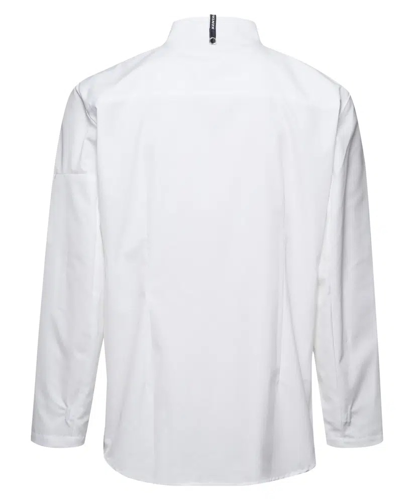 Herre popover skjorte, hvid, 65/35% PES/CO, Kentaur, fra XS til 2XL (1 stk.)