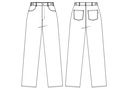 Damebuks, sort, 65/35% PES/CO, Kentaur, fra 32 til 48 (1 stk.)