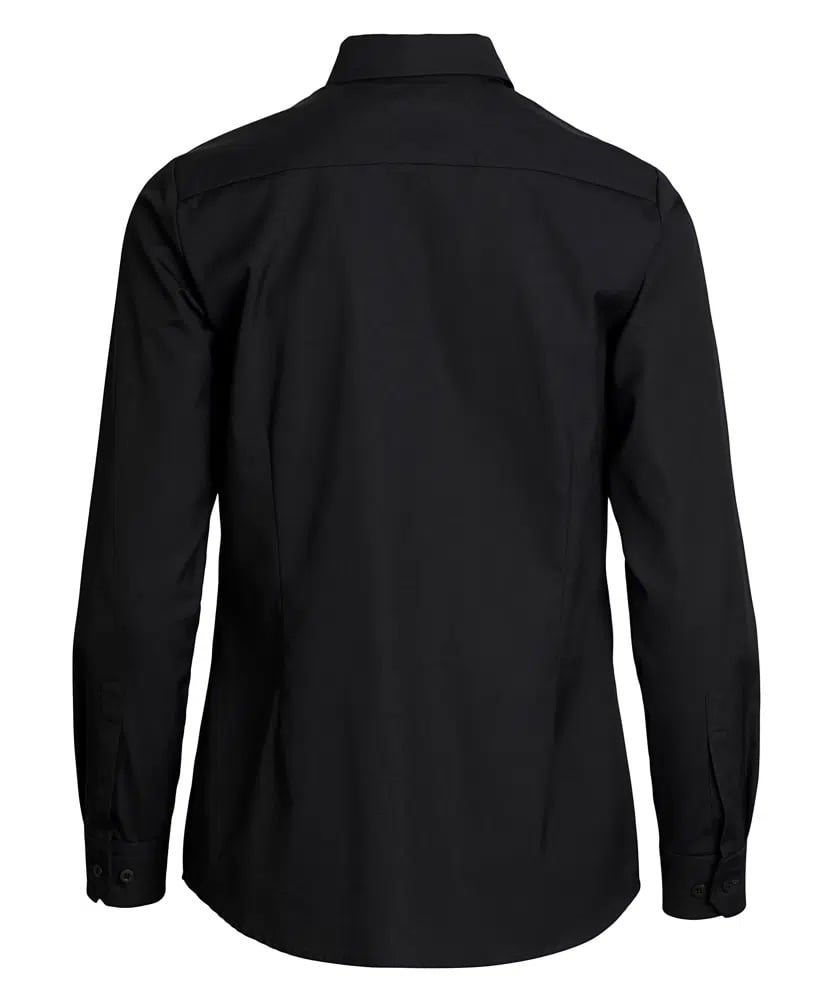 Dameskjorte - modern fit, sort, 49/48/3%CO/PES/EOL, Kentaur, fra XS til 2XL (1 stk.)