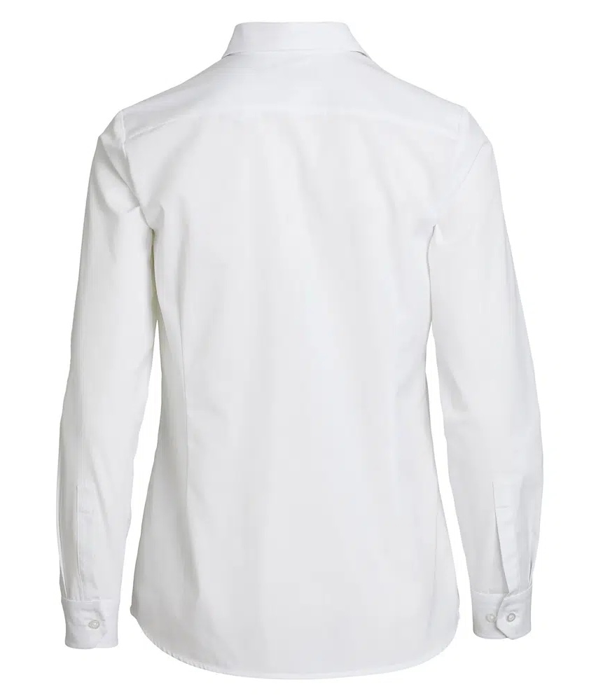 Dameskjorte - modern fit, hvid, 49/48/3%CO/PES/EOL, Kentaur, fra XS til 2XL (1 stk.)