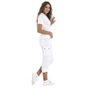 Unisex pull on flex buks, hvid, 50/50% CO/PES, Kentaur, fra XS til 2XL (1 stk.)