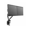 Skærmarm til 2 skærme, maks 30" skærme, Ergopro, sort, (1 stk.)