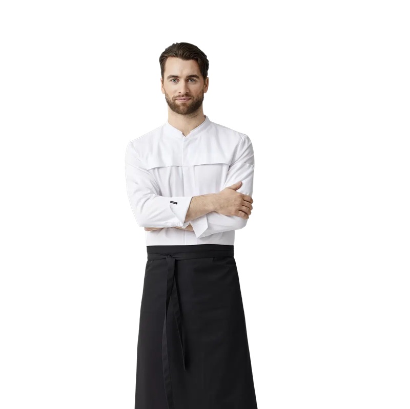 Gourmetjakke med TENCEL Lyoce, hvid, 50/50% CLY/PES, Kentaur, fra XS til 2XL (1 stk.)