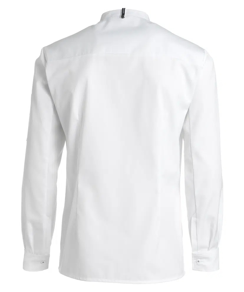 Kokke-/serviceskjorte l/arm, hvid, 65/35% rPES/CO, Kentaur, fra XS til 2XL (1 stk.)