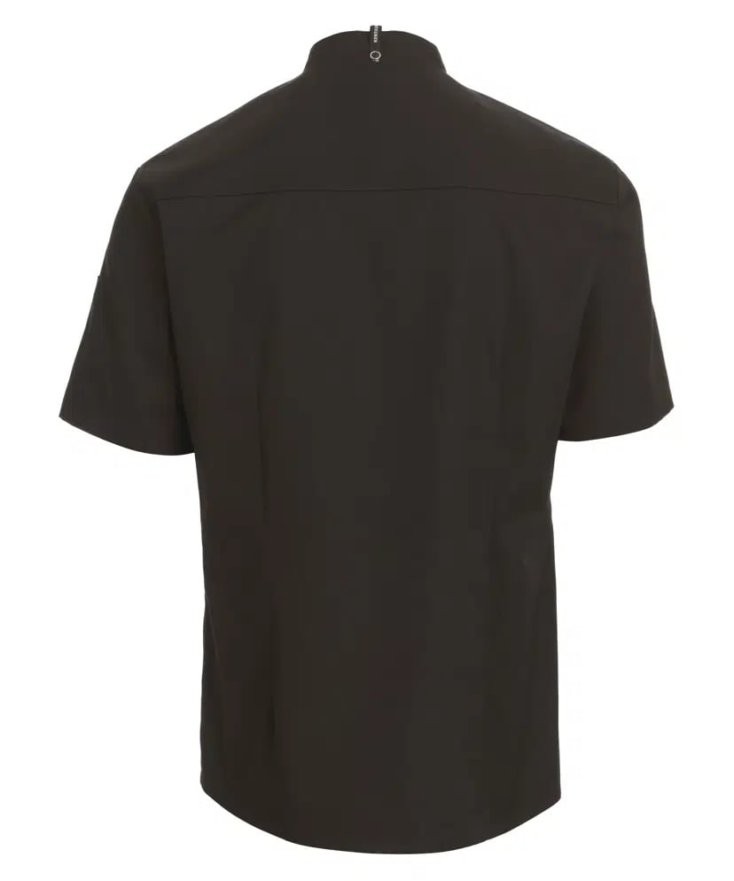 Kokke-/servicejakke kort arm, sort, 65/35% rPES/CO, Kentaur, fra 2XS til 2XL (1 stk.)