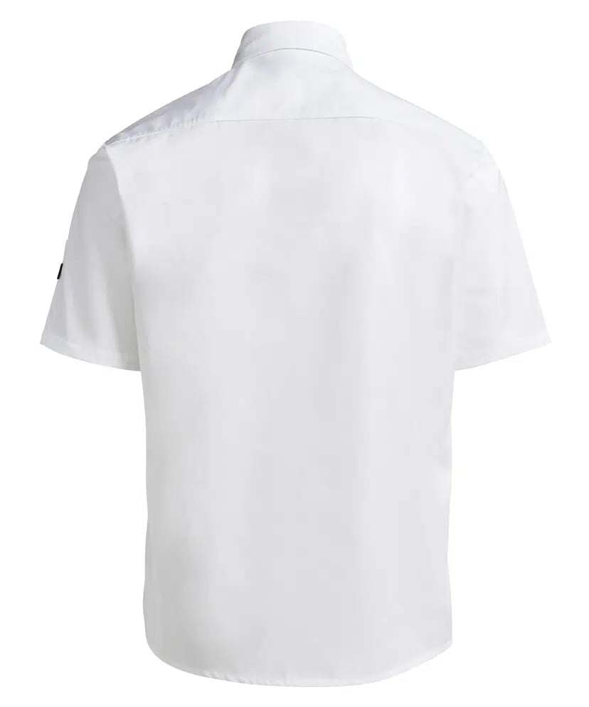 Herreskjorte, korte ærmer, hvid, 65/35% PES/CO, Kentaur, fra XS til 2XL (1 stk.)