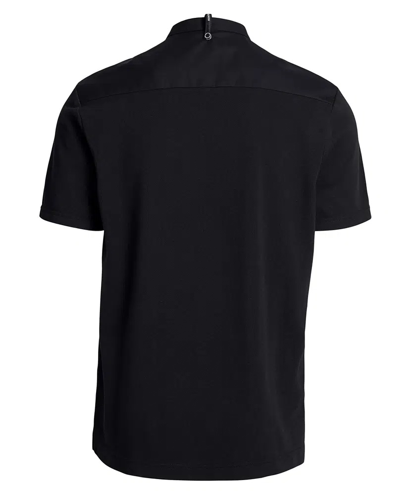 Kokke-/service pique skjorte, sort, 65/35% PES/CO, Kentaur, fra XS til 2XL (1 stk.)