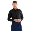Herreskjorte, sort, 65/35% PES/CO, Kentaur, fra 2XS til 2XL (1 stk.)