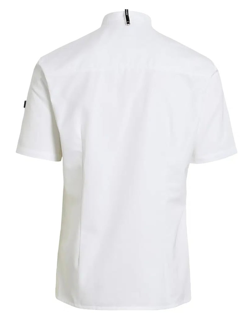 Kokkejakke med TENCEL  x REFIB, hvid, 50/50% CLY/rPES, Kentaur, fra XS til 2XL (1 stk.)