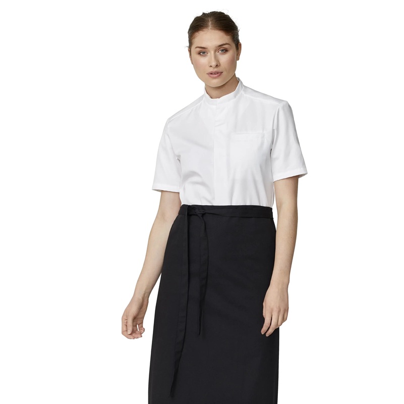 Kokkejakke med TENCEL  x REFIB, hvid, 50/50% CLY/rPES, Kentaur, fra XS til 2XL (1 stk.)