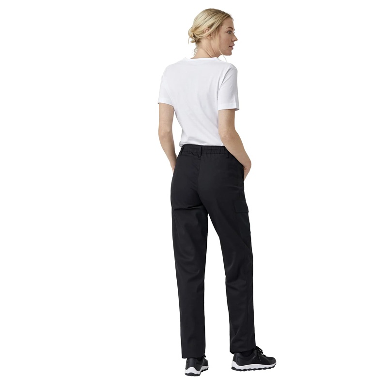 Unisex buks m/lårlomme, sort, 65/35% PES/CO, Kentaur, fra XS til 2XL (1 stk.)