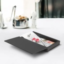 Regningsholder, m/ magnetisk låg, sort, Securit Trendy Box, (1 stk.)