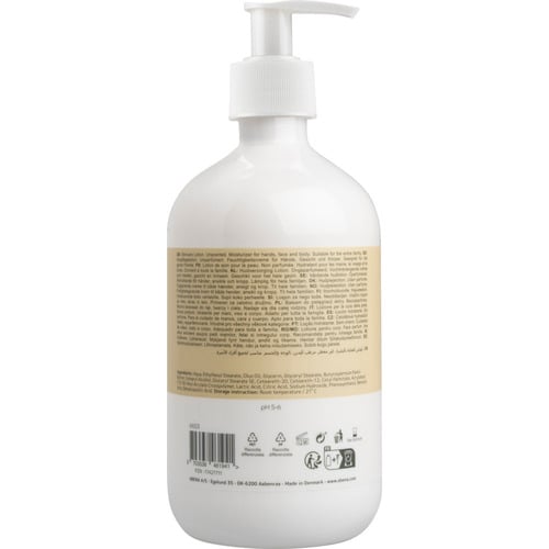 Hudlotion, 500 ml, uden farve og parfume, 14% fedt, (6 stk.)