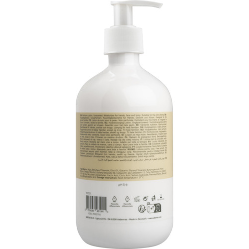 Hudlotion, 500 ml, uden farve og parfume, 14% fedt, (6 stk.)