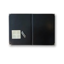 Menuomslag, Deluxe, A4, læder, sort, Peleman, (1 stk.)