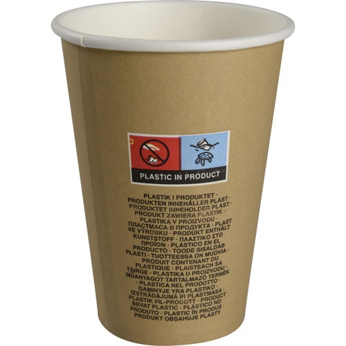 Papkrus, 9,3cm, Ø7cm, 200 ml/7,5 oz, brun, PE, (2500 stk.)