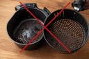 Airfryer bagepapir, genanvendelig, Ø25,5 cm, NoStik, (1 sæt á 2 stk.)