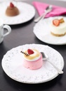 Mellemlægsserviet, kagepapir, Doilies, rund, 12cm, hvid, Duni, (2000 stk.)