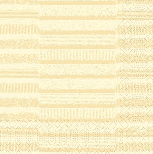 Serviet, 3-lags, 33x33cm, Tessuto creme, Duni, (500 stk.)