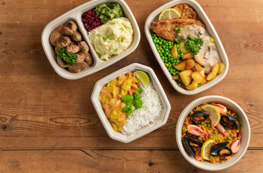 Skål, "Octabagasse", bagasse, brun, 900ml, Duni, (300 stk.)