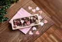 Sushibakke, bagasse/PLA, slim, lang udgave, til 6-8 stk, Duni, (400 stk.)