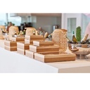 Bakke, Glance Catering Tray Small, lille, 22,5x22,6x6cm, brun, 1-rum, pap, (100 stk.)