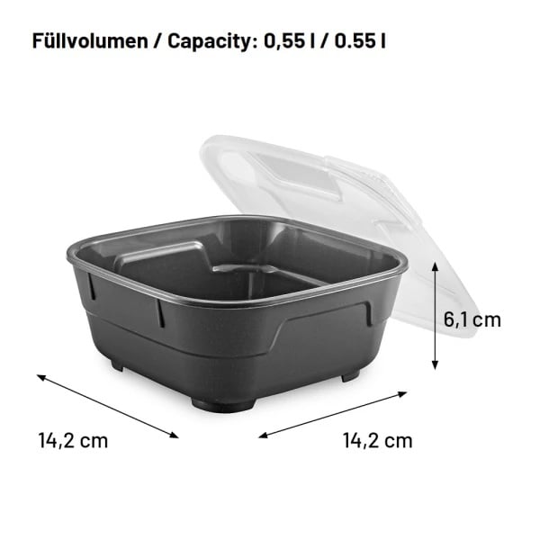 Genanvendelig plastskål, GoodBowl Tiny, flere farver, (sæt á 5 stk.)