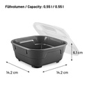 Genanvendelig plastskål, GoodBowl Tiny, flere farver, (sæt á 5 stk.)