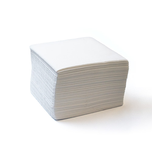 Kaffeserviet, 2-lags, 1/4 fold, 24x24cm, hvid, nyfiber, 12 pakker á 200 stk. (2.400 stk.)
