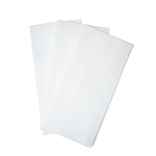 Bestikserviet, Airlaid, GS-Basic, 40x40 cm, 1/8 fold, hvid, 8 pakker á 25 stk. (200 stk.)