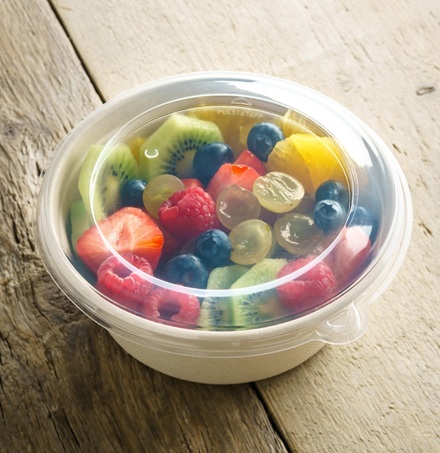 Salatbæger, 500ml, ø15cm, rund, bagasse, (500 stk.)