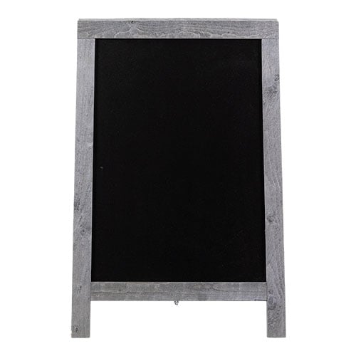 A-skilt / gadeskilt til kridtmakere, Securit, NATURE, lille: 85x54,5 cm, bøgetræ/PP, naturgrå, (1 stk.)