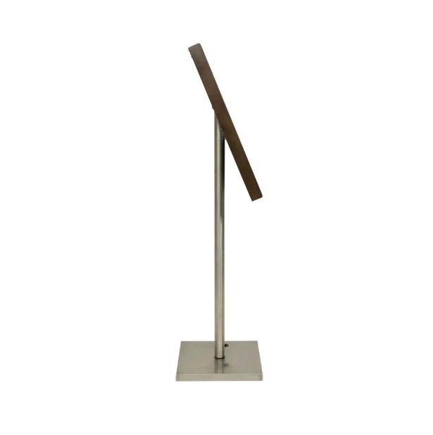 LED Informationsdisplay til 4xA4 med 125 cm stander, Securit® CLASSIC, flere farver, (1 sæt)