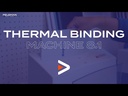 Indbindingsmaskine 8.1, Termisk, UNIBIND/Peleman, indbinder op til 120 ark, automatisk klemme, (1 stk.)
