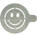 Kaffe stencils, Securit®, 2 motiver, 10x12,4 (Ø10) cm, rustfrit stål, (2 stk.)