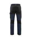 Arbejdsbuks med stretch, mørk marineblå/sort, Blåkläder, C44-D124, (1 stk.)