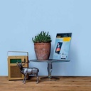 Borddisplay L-skilt, Securit, A5, akryl, klar transparent, (1 stk.)